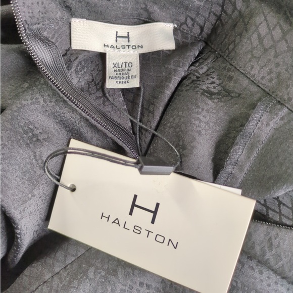 2x 👯♀️Host Pick⚡️H by Halston Snakeskin Print Mock Neck Dress - Picture 6 of 9